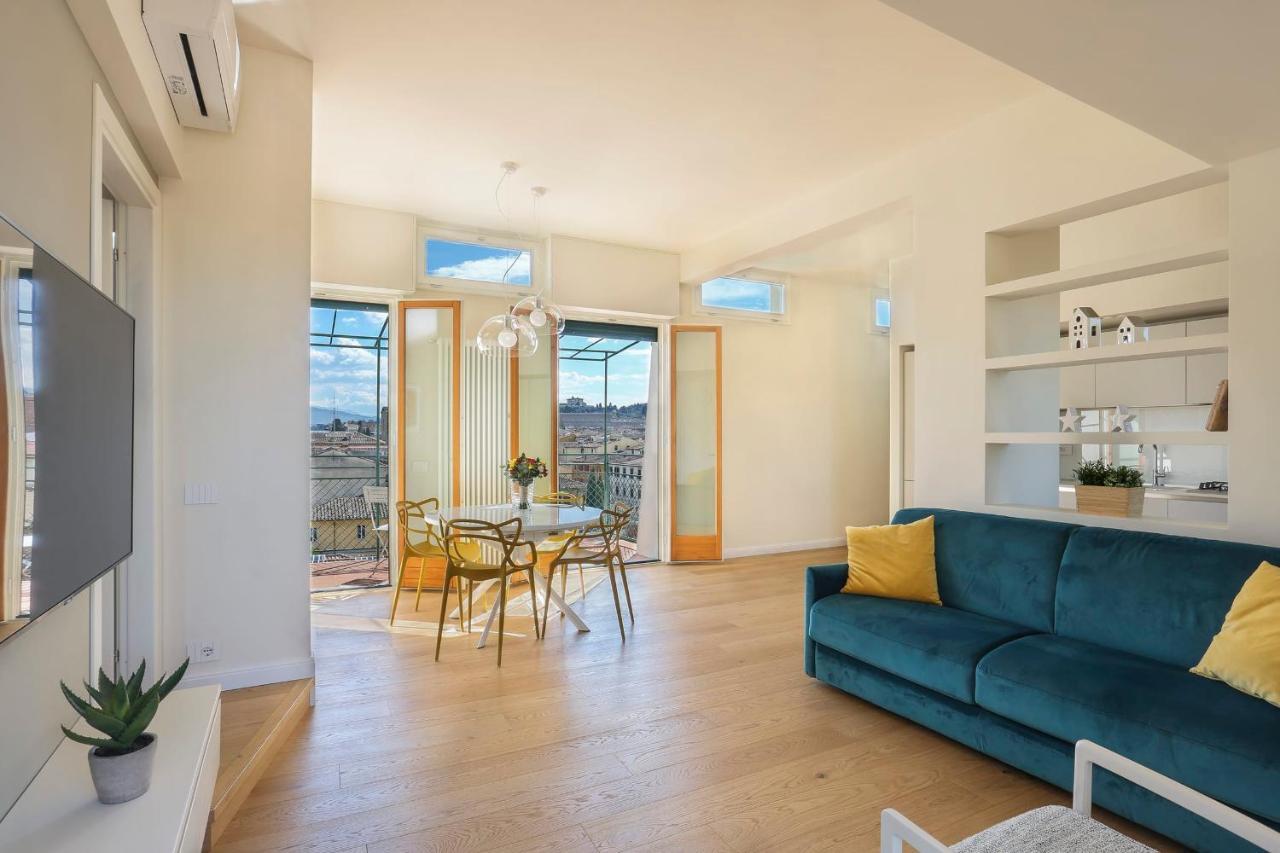 Apartament Penthouse With Big Terrace In Oltrarno Florencja Zewnętrze zdjęcie
